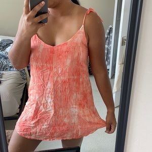 Orange tie-die dress!